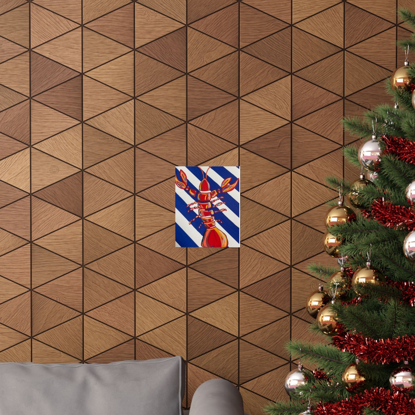 Vibrant Lobster Art Print