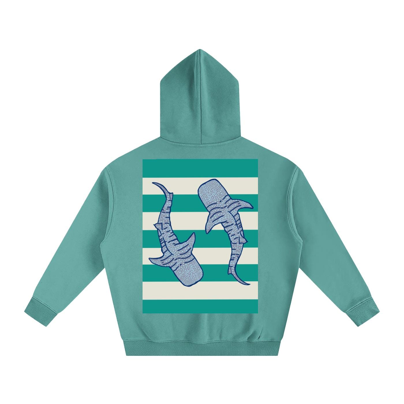 Whale Shark Hoodie - Stripes