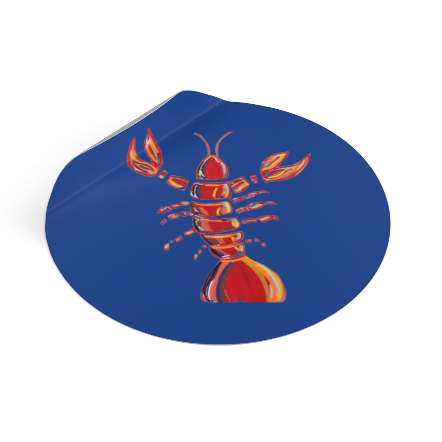 Vibrant Lobster Stickers