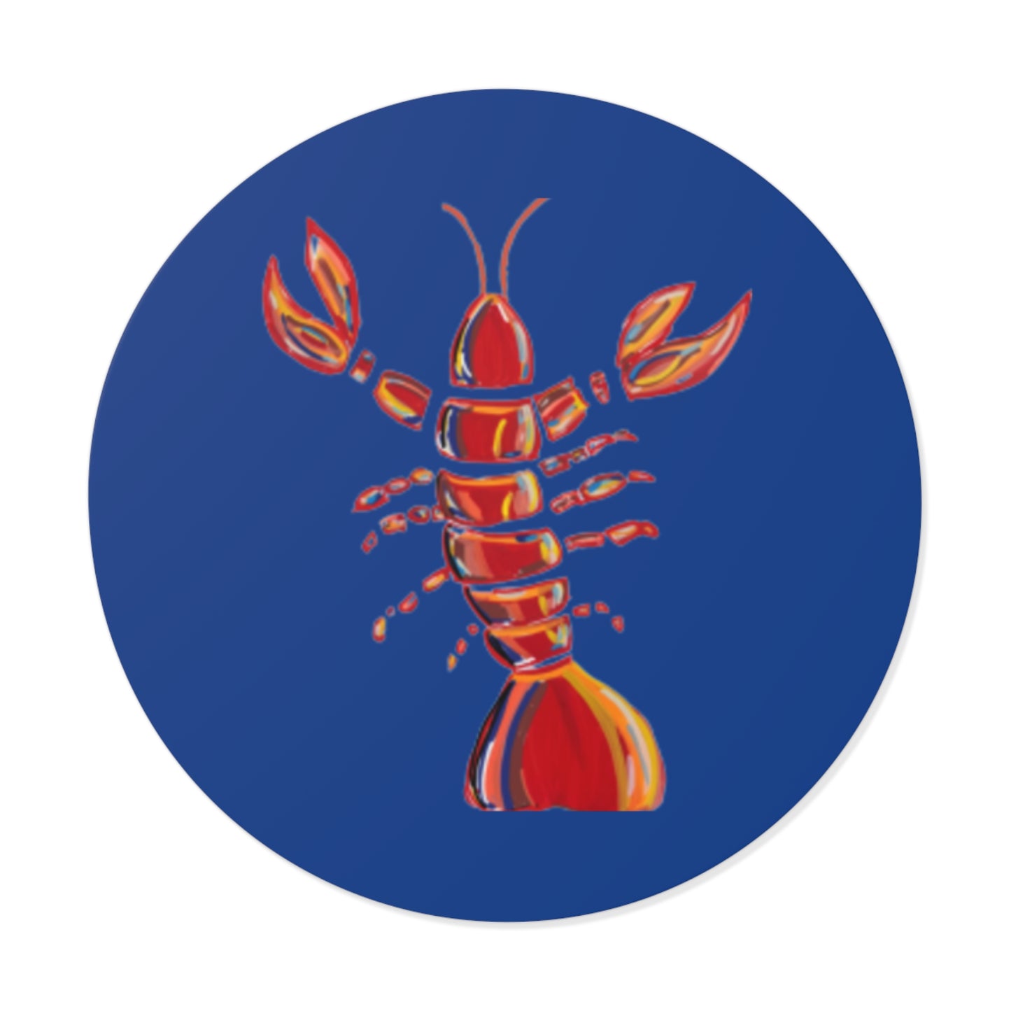 Vibrant Lobster Stickers