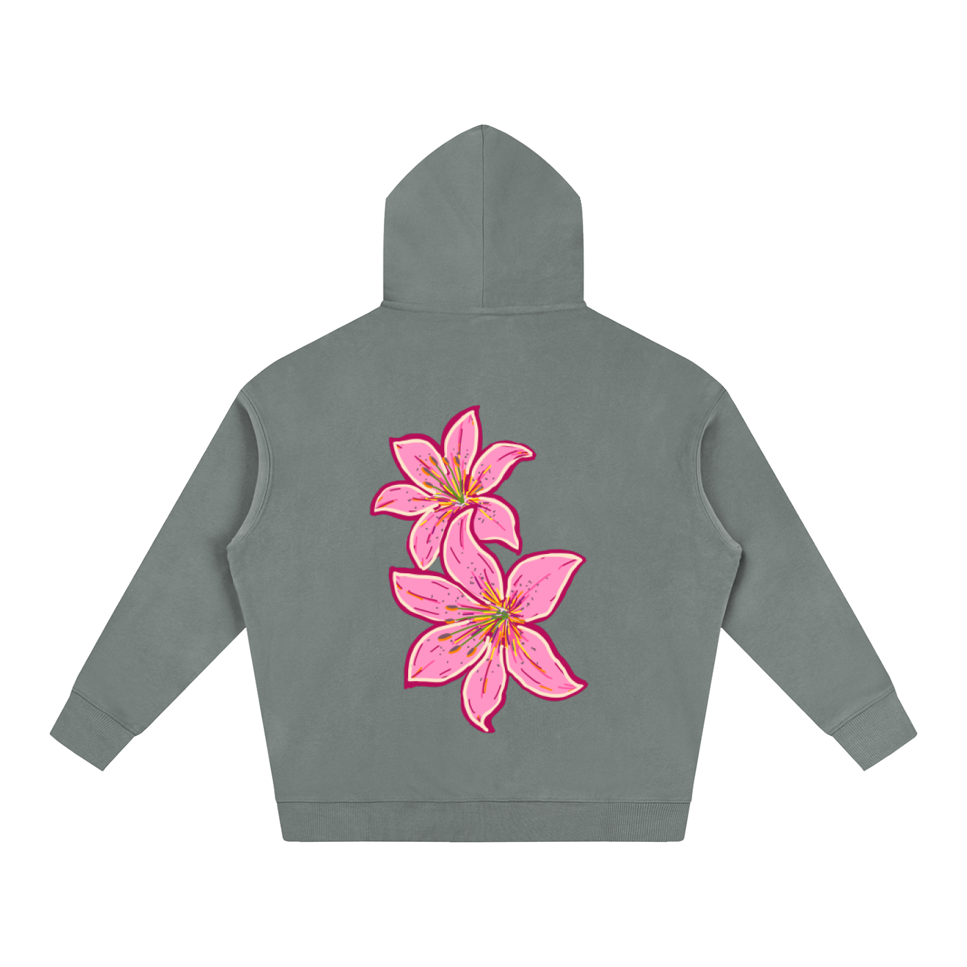 Lily flower hoodie