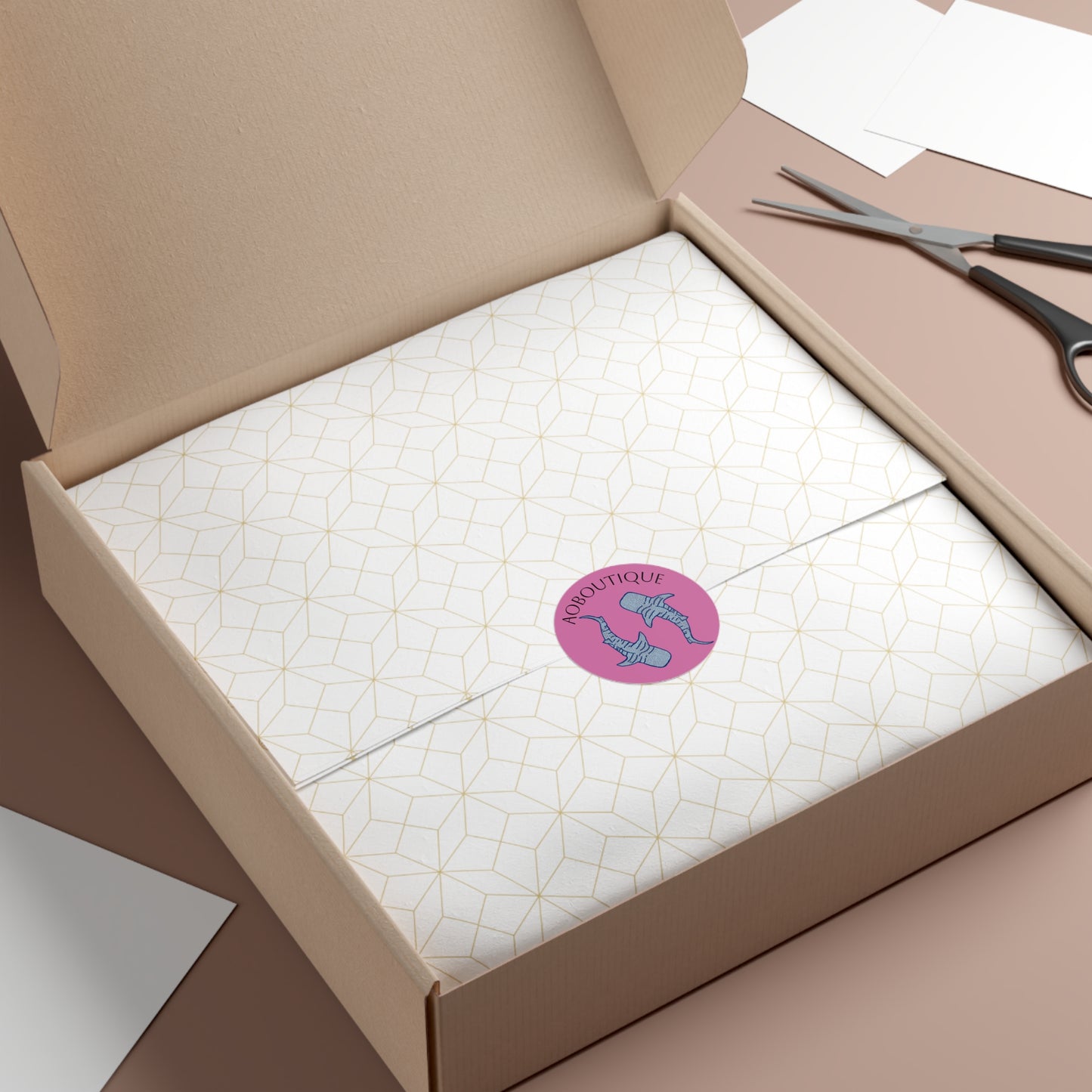 Shark Lovers Round Stickers