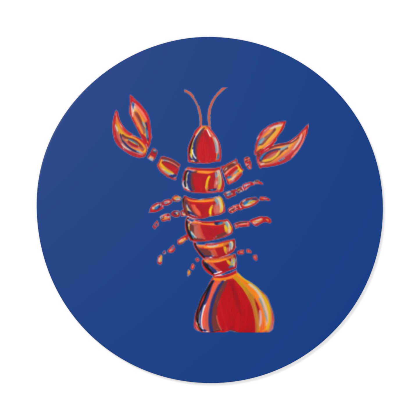 Vibrant Lobster Stickers