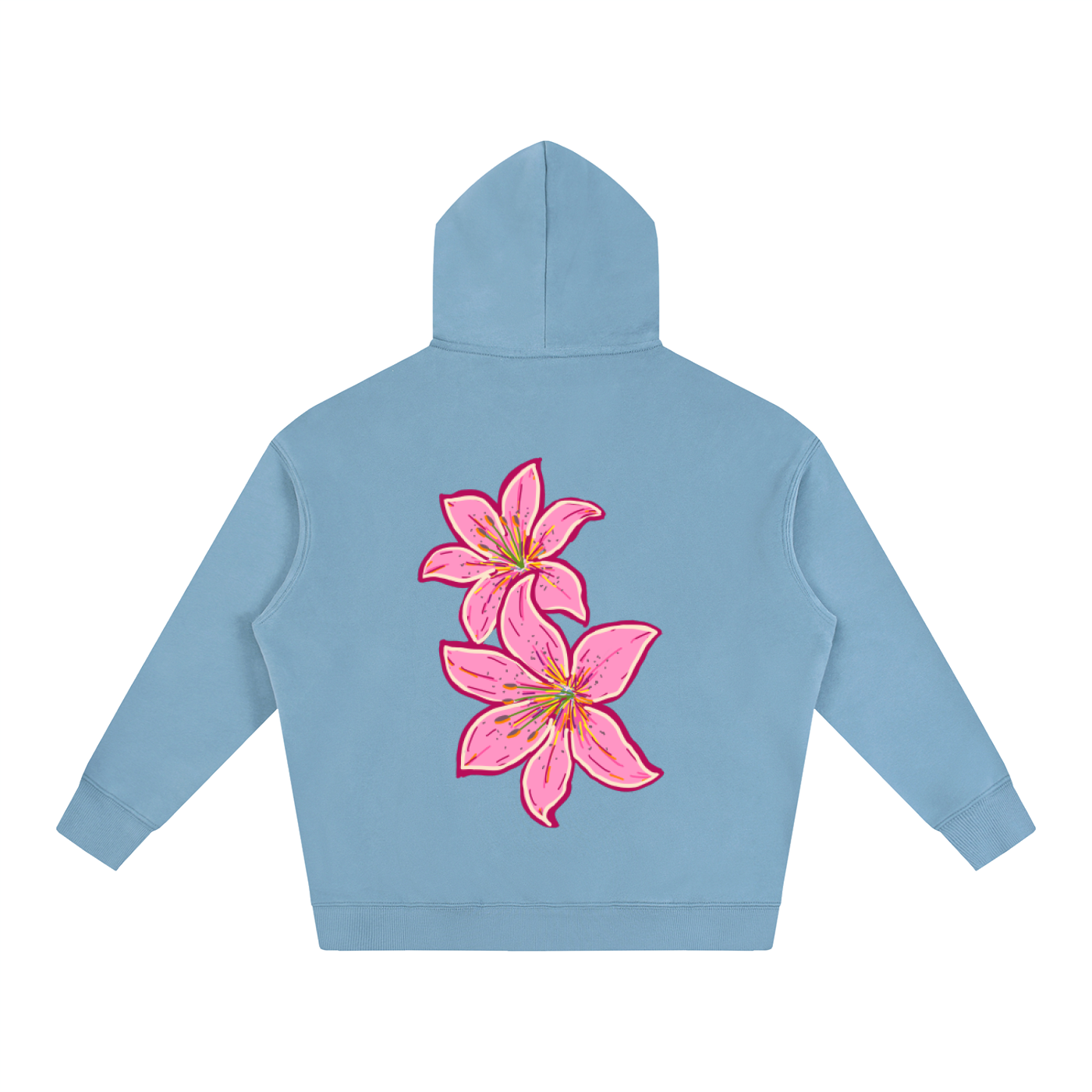 Lily flower hoodie
