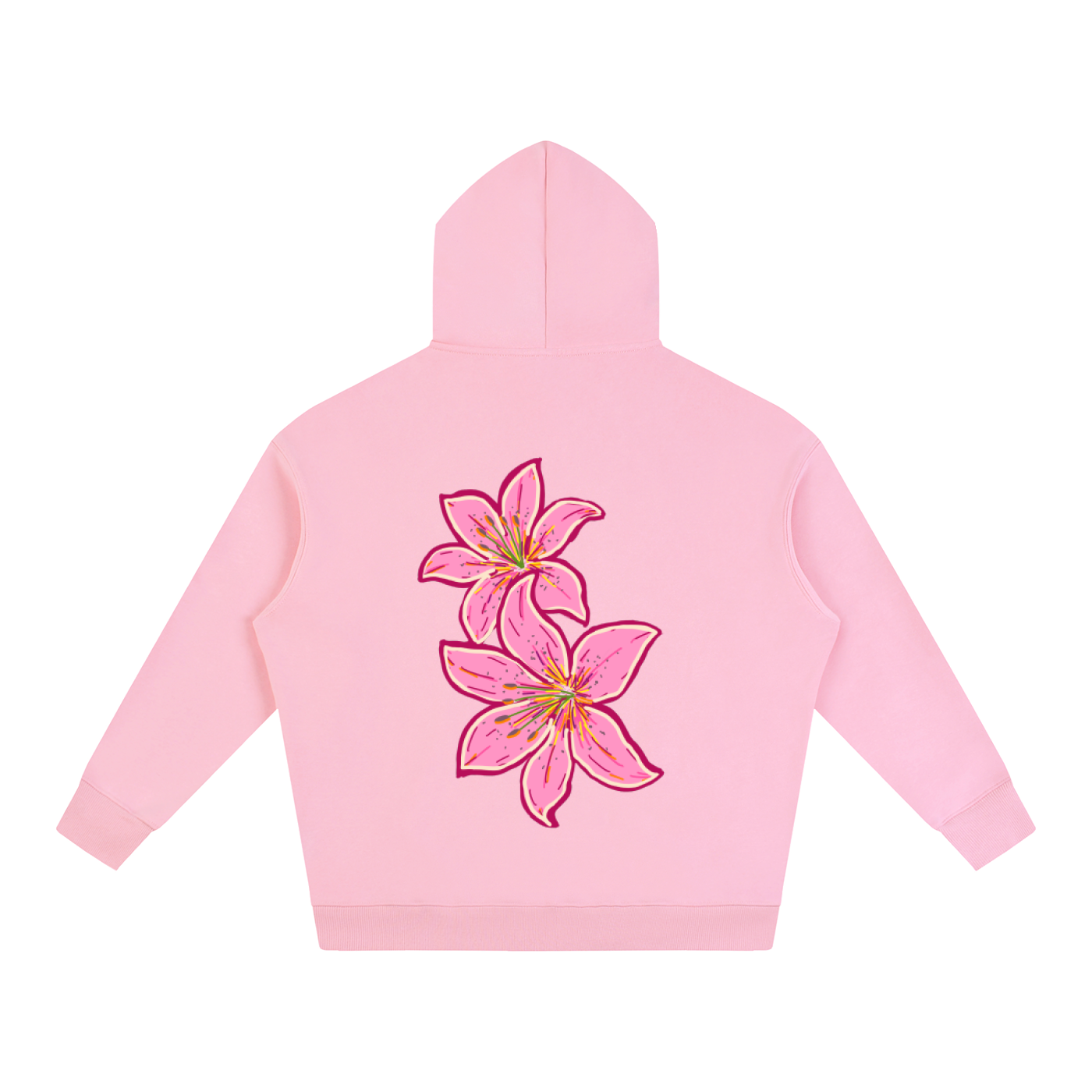 Lily flower hoodie