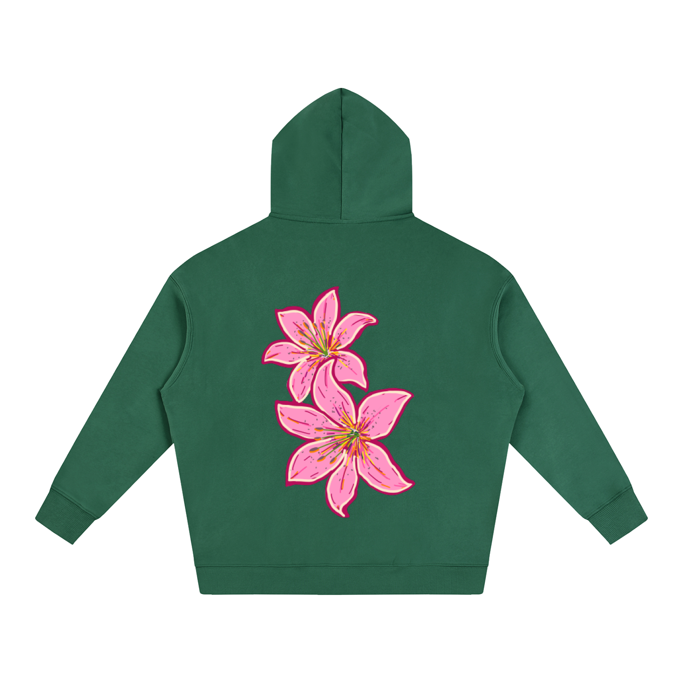 Lily flower hoodie