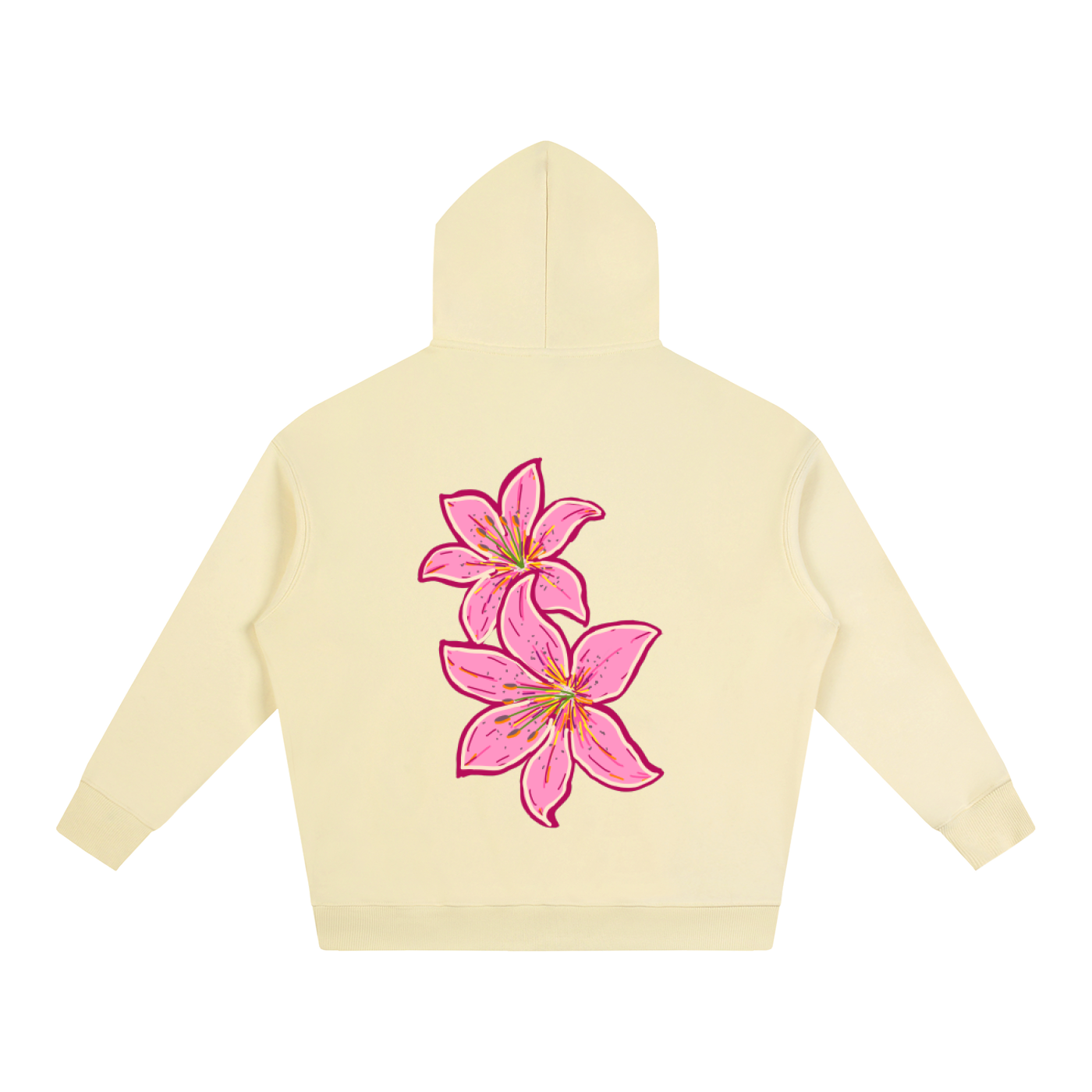 Lily flower hoodie